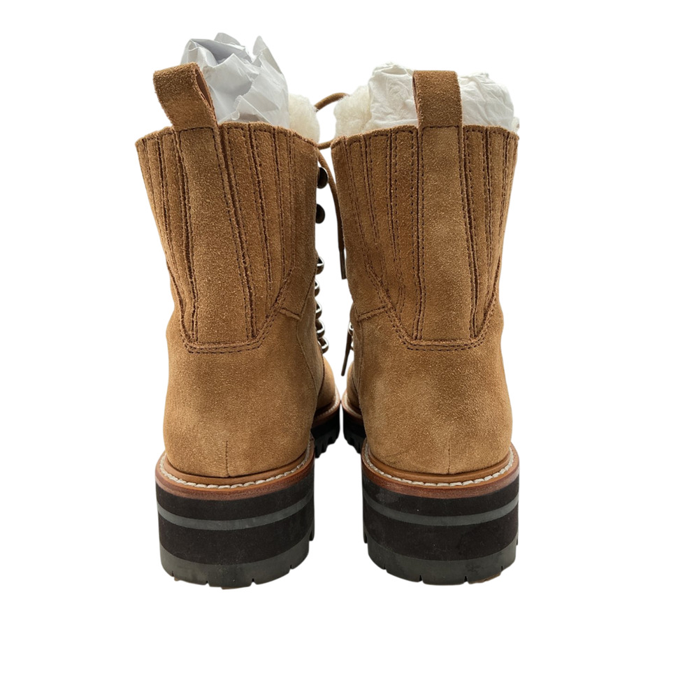 Marc Fisher Rugged Brown Izzie Lace Up Boots Size 6 M - Picture 5 of 7